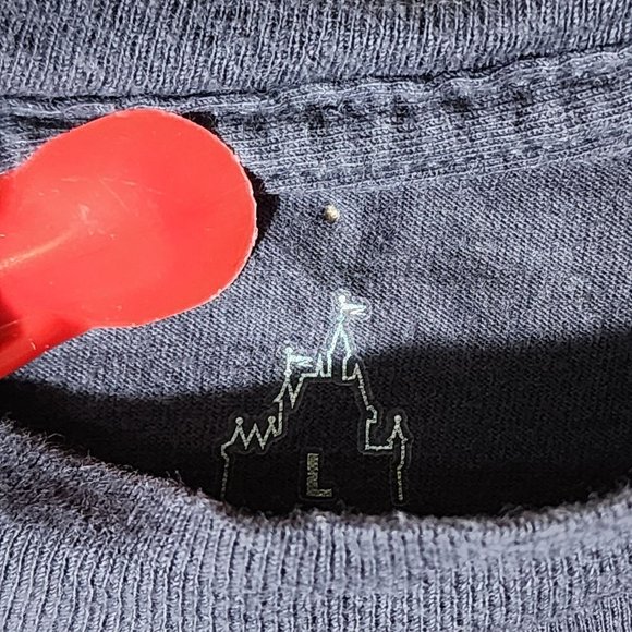 Disney Mickey Mouse 28 Womens Gray Short Sleeve Tee Shirt SZ L\ - Picture 4 of 5